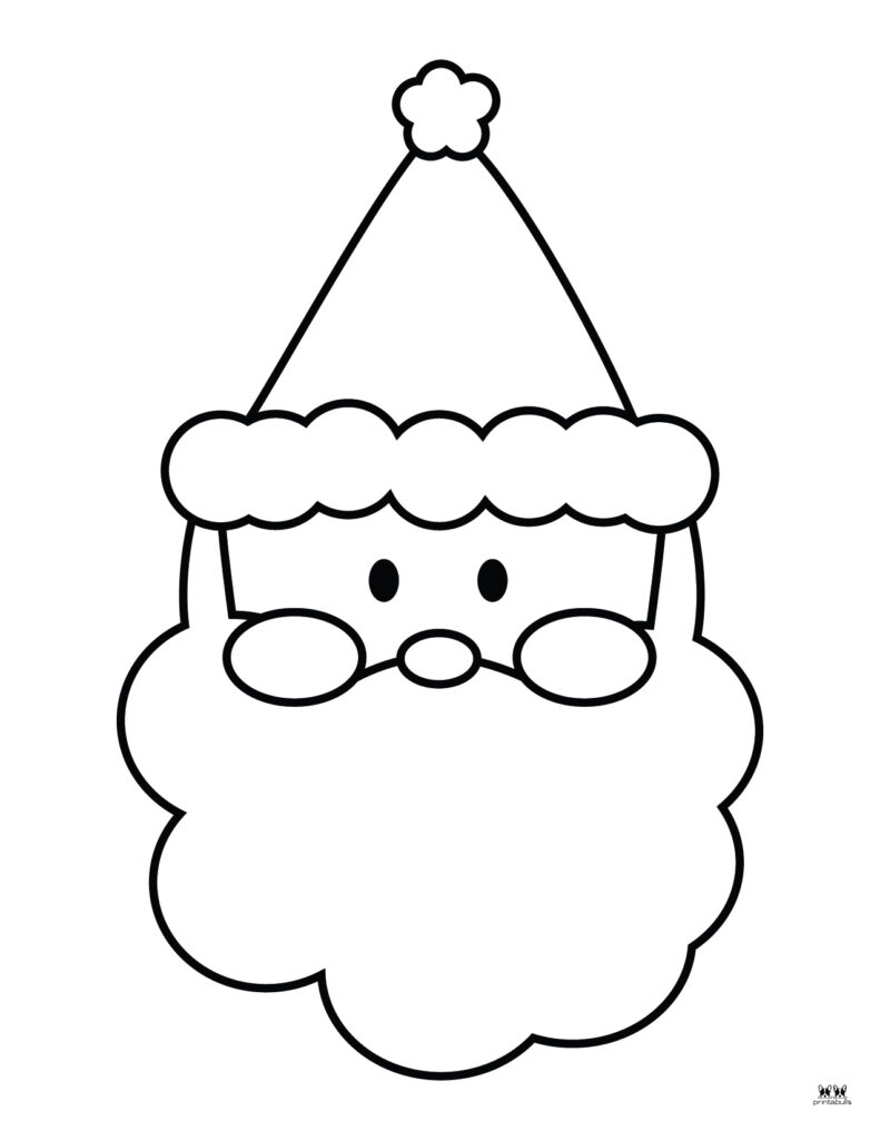 santa color pages printable santa color pages printable