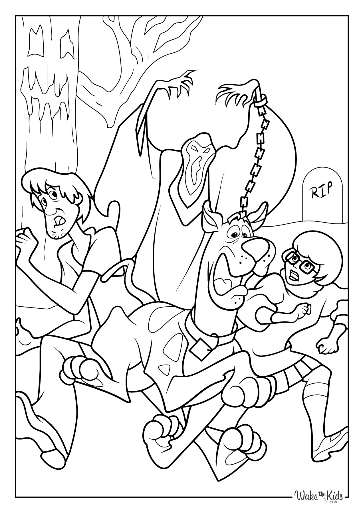 Scooby Doo Coloring Pages Free Printable PDFs WakeTheKids Scooby Doo Coloring Pages Free Printable PDFs WakeTheKids