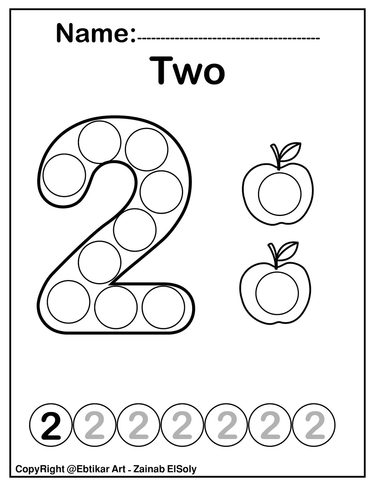 Set Of 123 Numbers Count Apples Dot Marker Activity Coloring Pages For Kids Set Of 123 Numbers Count Apples Dot Marker Activity Coloring Pages For Kids