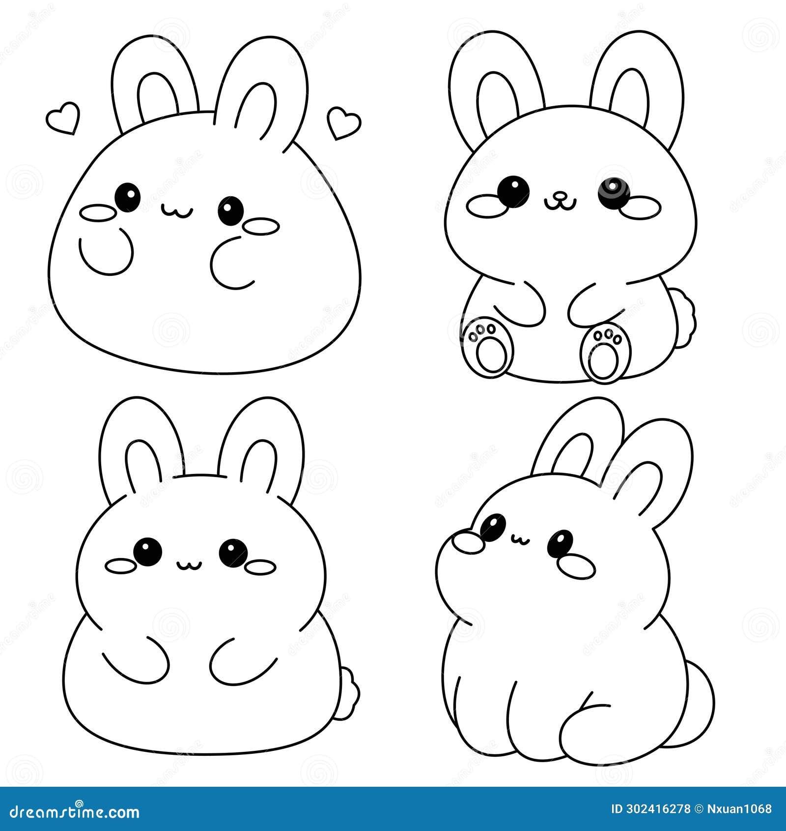 cute bunny pictures to color