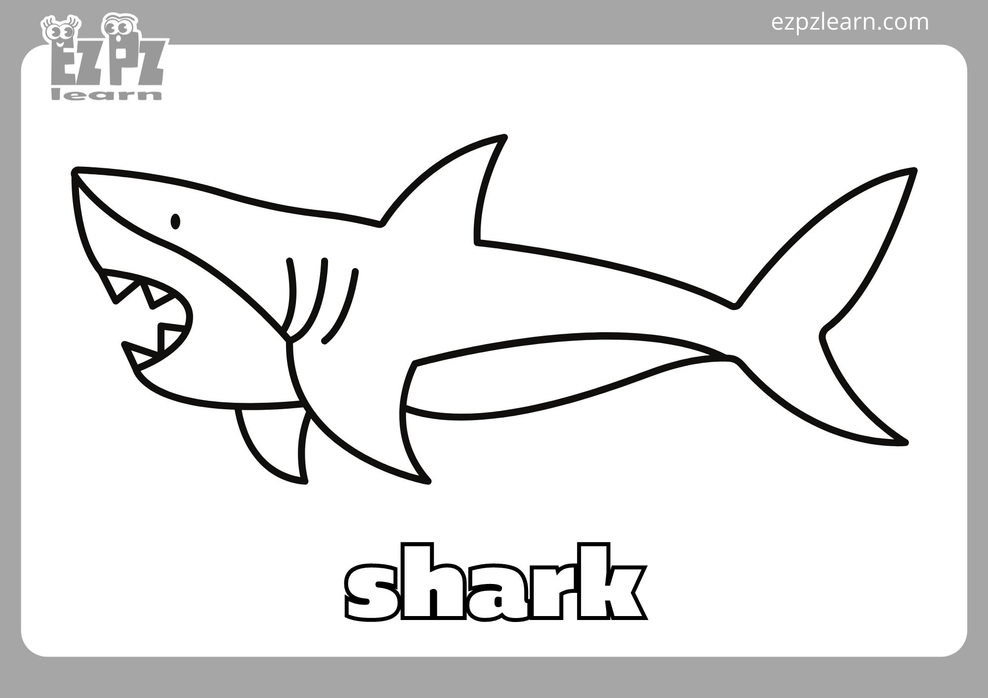 coloring pages of sharks coloring pages of sharks