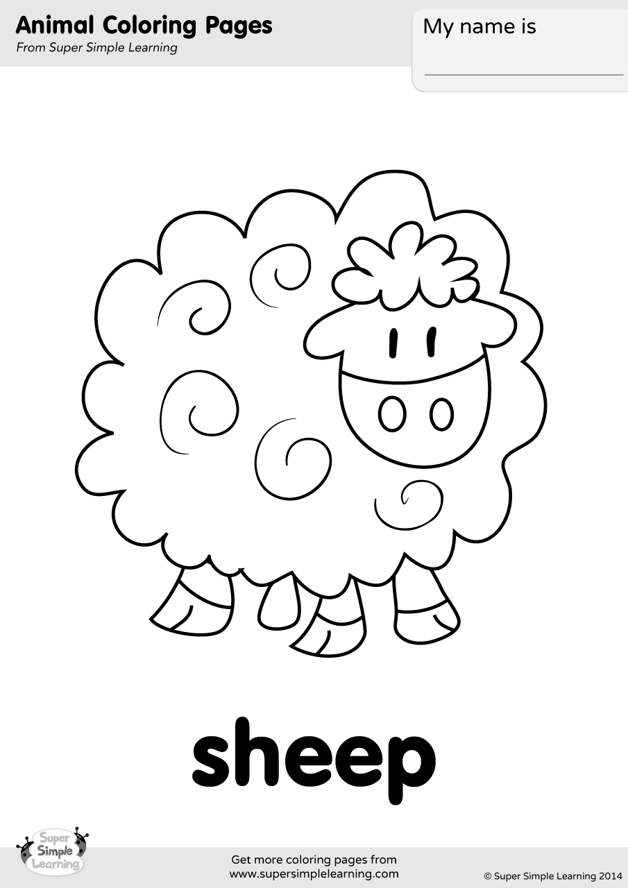 simple printable coloring pages