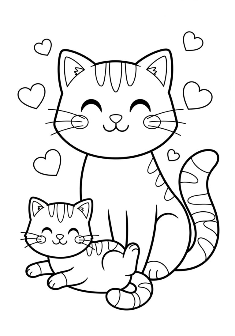 cat color pages to print cat color pages to print