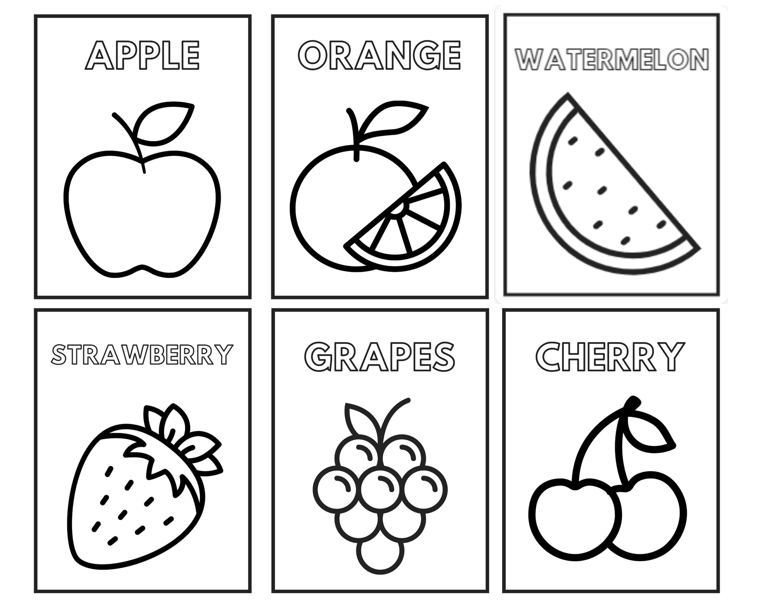 colouring pages for fruits colouring pages for fruits