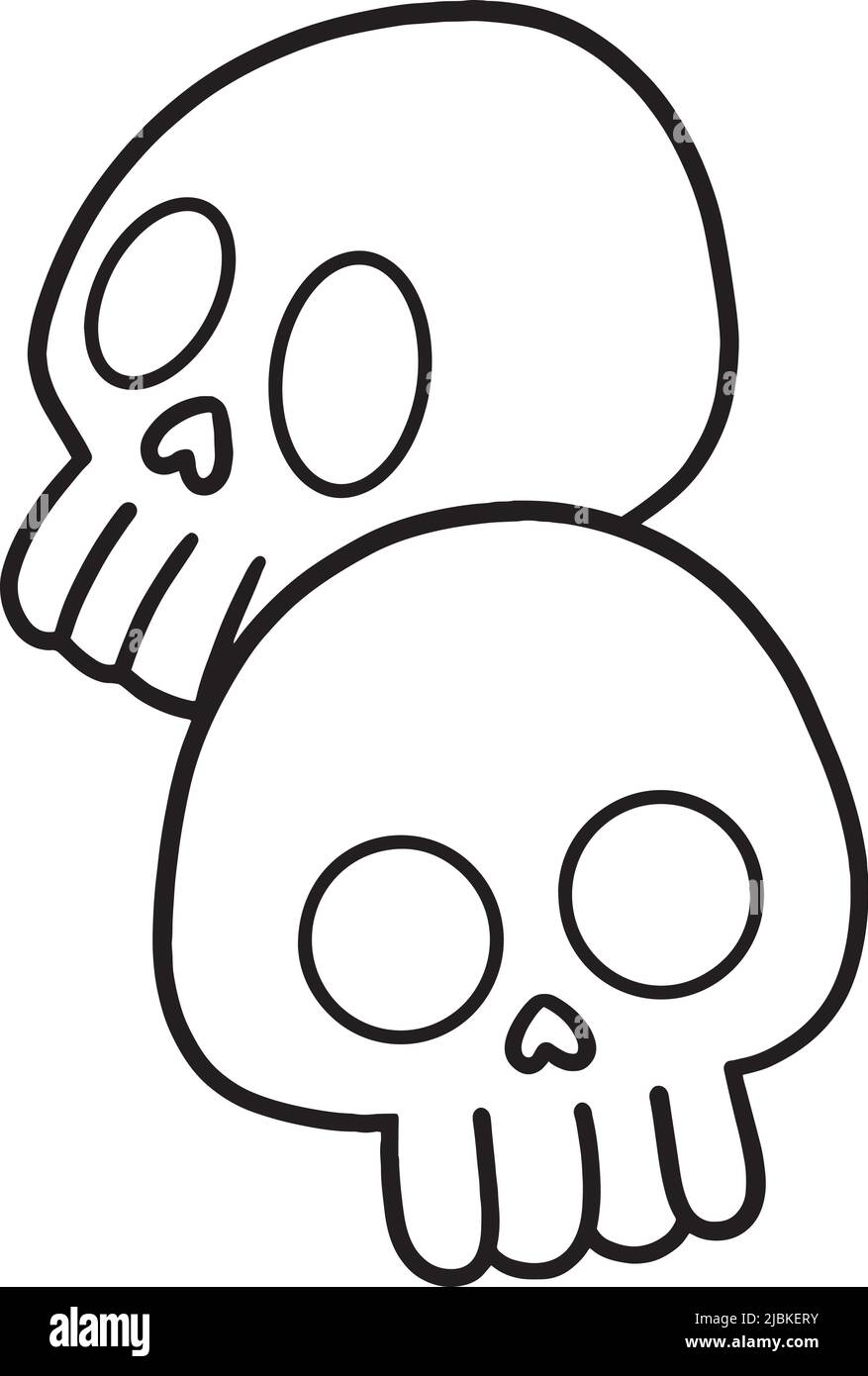 skull halloween coloring pages
