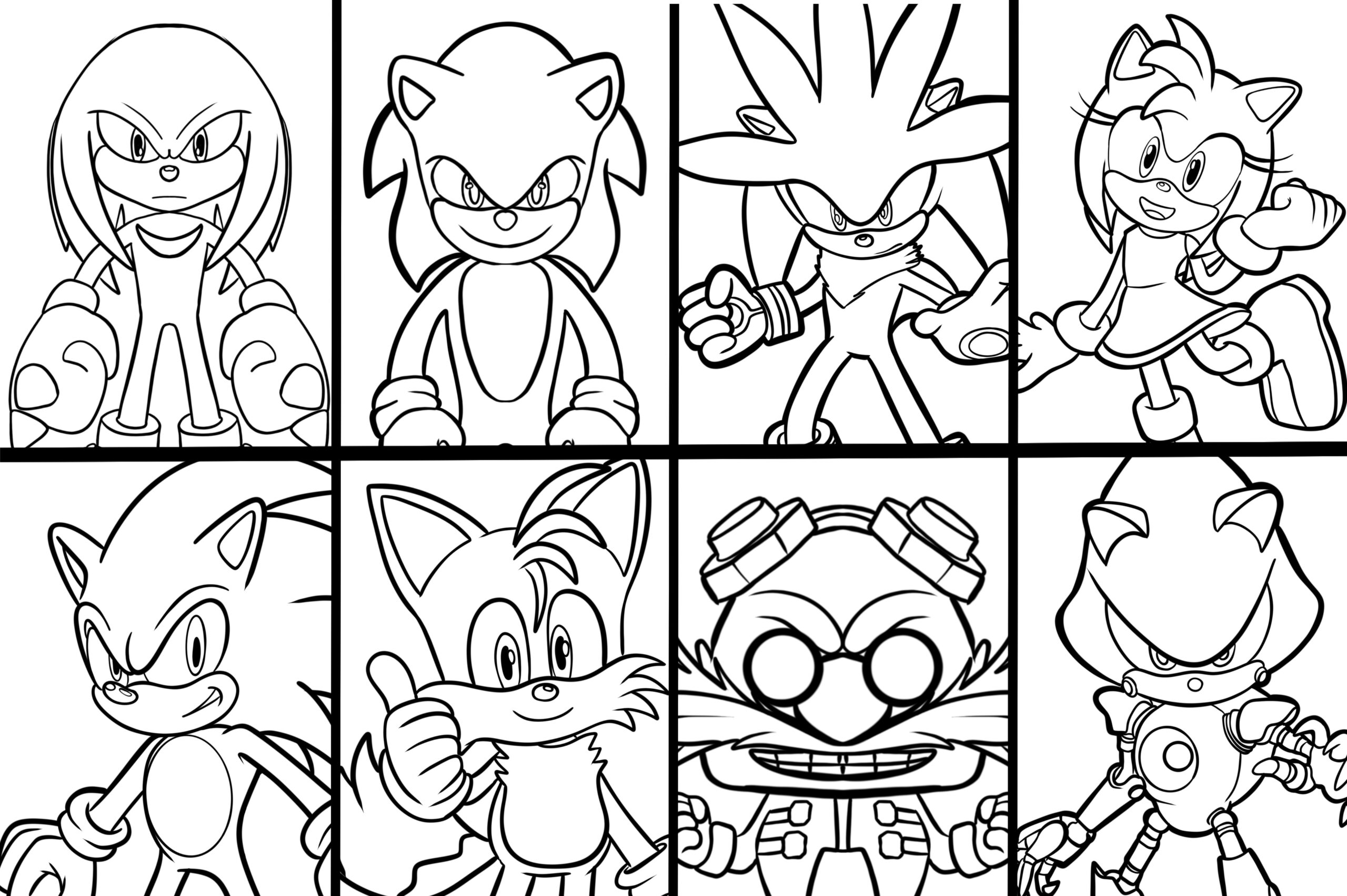 Sonic 3 Coloring Pages Sonic 3 Coloring Pages