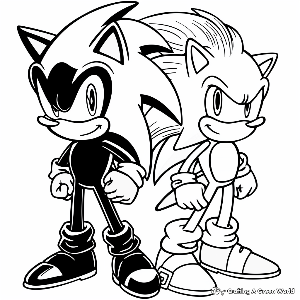 Sonic And Friends Coloring Pages Free Printable  Sonic And Friends Coloring Pages Free Printable