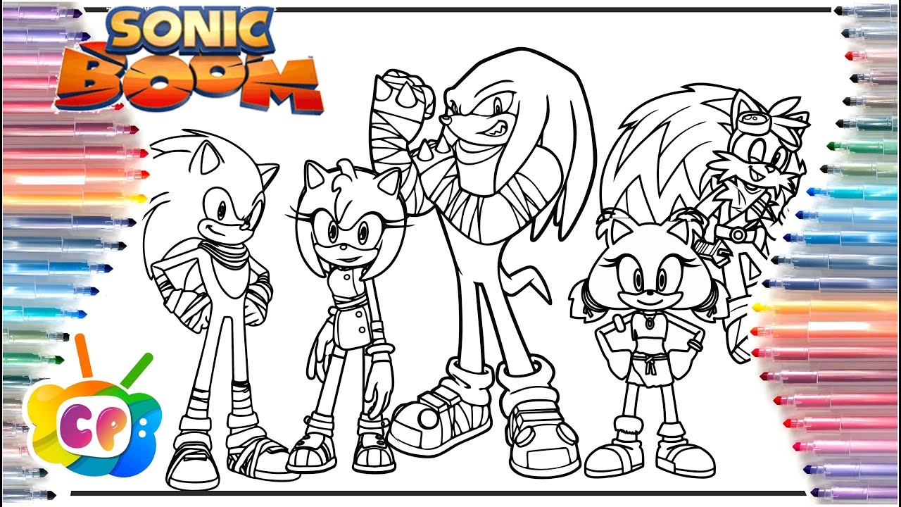 Sonic Boom Coloring Pages Sonic Super Speed Coloring Amy Rose Tails Knuckles Sticks Elektronomia YouTube Sonic Boom Coloring Pages Sonic Super Speed Coloring Amy Rose Tails Knuckles Sticks Elektronomia YouTube