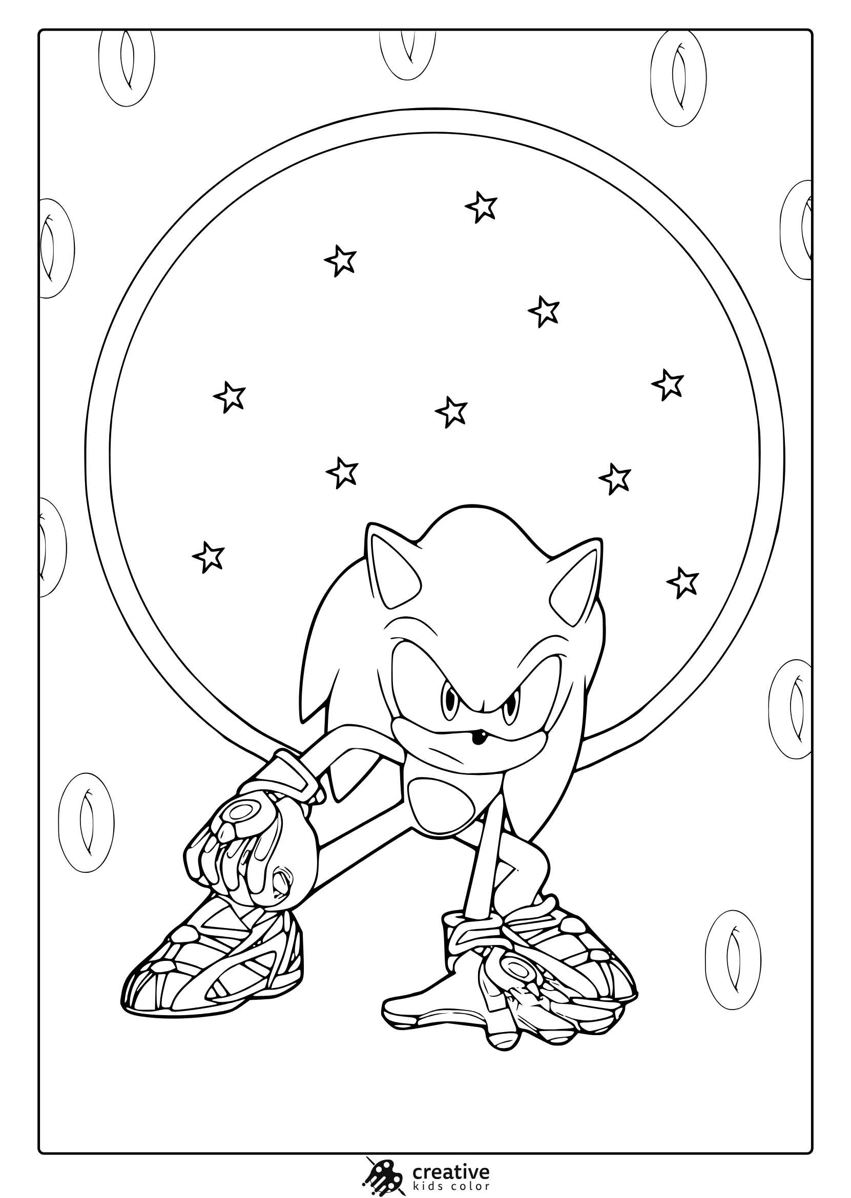 Sonic Coloring Pages 40 Free Printable PDF  Sonic Coloring Pages 40 Free Printable PDF