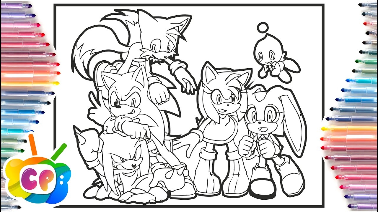 Sonic Coloring Pages Sonic Tails Knuckles Amy Rose Coloring Tobu Candyland NCS Release YouTube Sonic Coloring Pages Sonic Tails Knuckles Amy Rose Coloring Tobu Candyland NCS Release YouTube