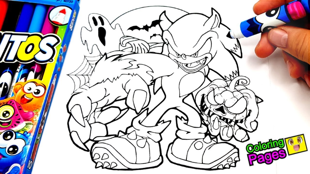 Sonic Halloween Werehog From Sonic 3 Coloring Pages Tobu Infectious NCS Release YouTube Sonic Halloween Werehog From Sonic 3 Coloring Pages Tobu Infectious NCS Release YouTube