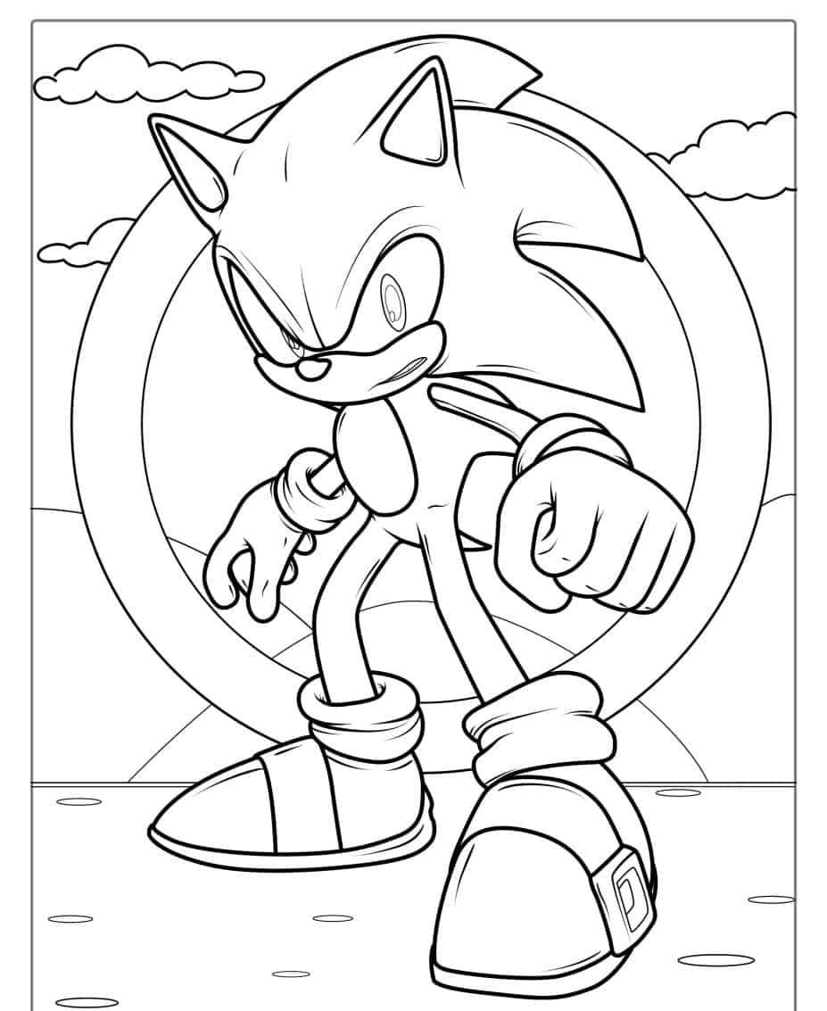 Sonic The Hedgehog Coloring Book By Yourder6 Raket PH Sonic The Hedgehog Coloring Book By Yourder6 Raket PH
