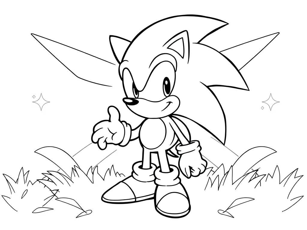 Sonic The Hedgehog Coloring Page Free Printable Coloring Page Sonic The Hedgehog Coloring Page Free Printable Coloring Page