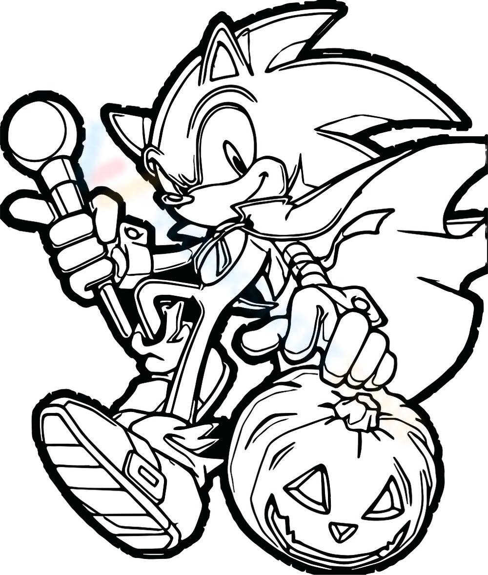 Sonic With Halloween Worksheet Sonic With Halloween Worksheet