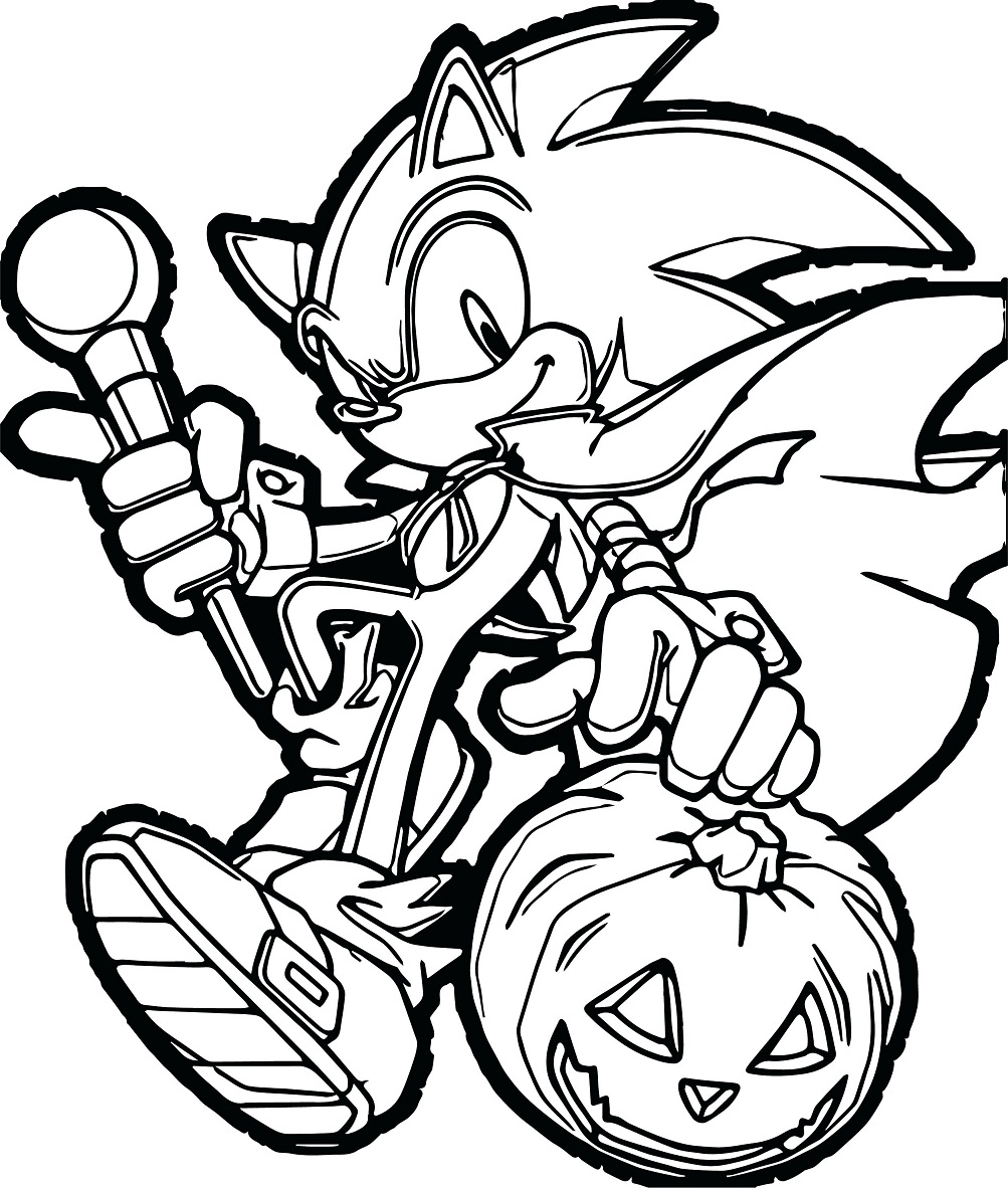 Sonic With Halloween Worksheet Sonic With Halloween Worksheet