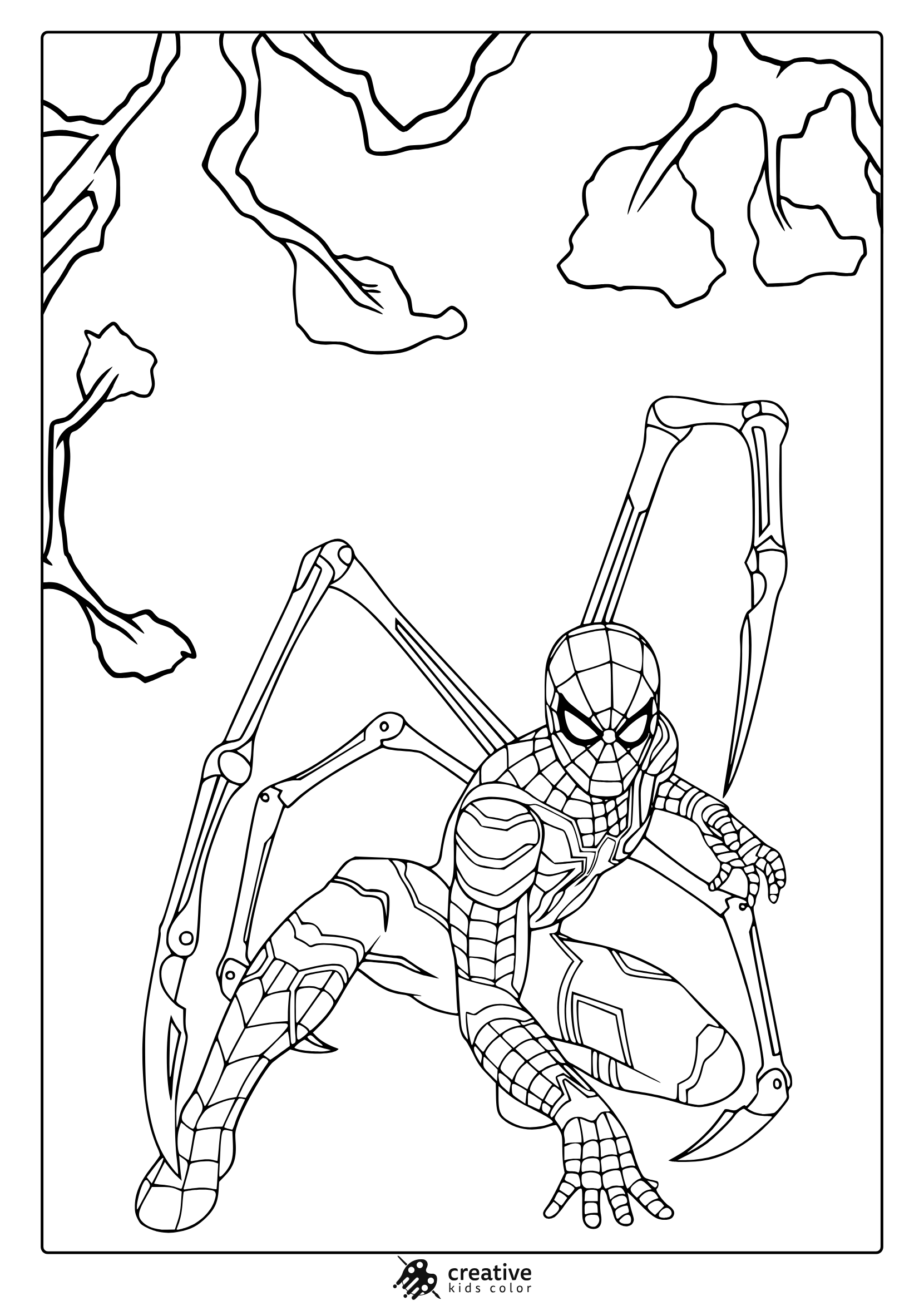 Spider Man Coloring Pages 30 Free Printable PDF  Spider Man Coloring Pages 30 Free Printable PDF