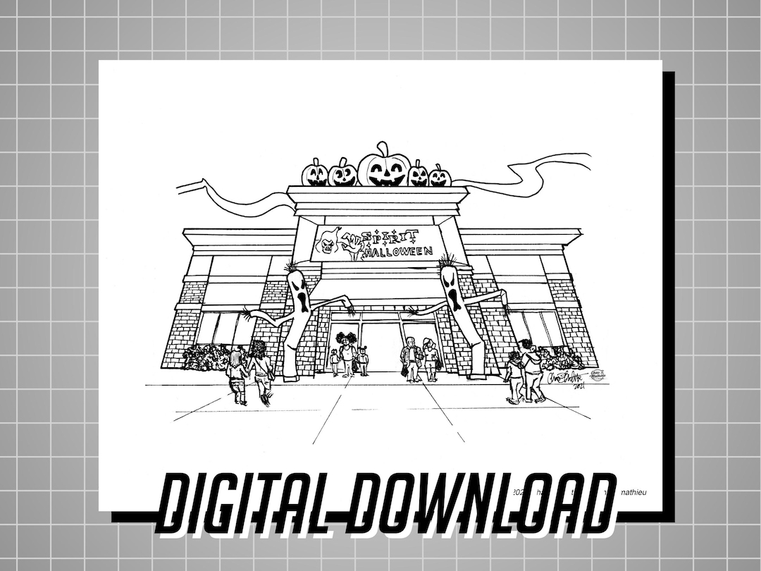 Spirit Halloween 8x10 Coloring Page DIGITAL DOWNLOAD ONLY Includes Pdf And Png Files Etsy Spirit Halloween 8x10 Coloring Page DIGITAL DOWNLOAD ONLY Includes Pdf And Png Files Etsy