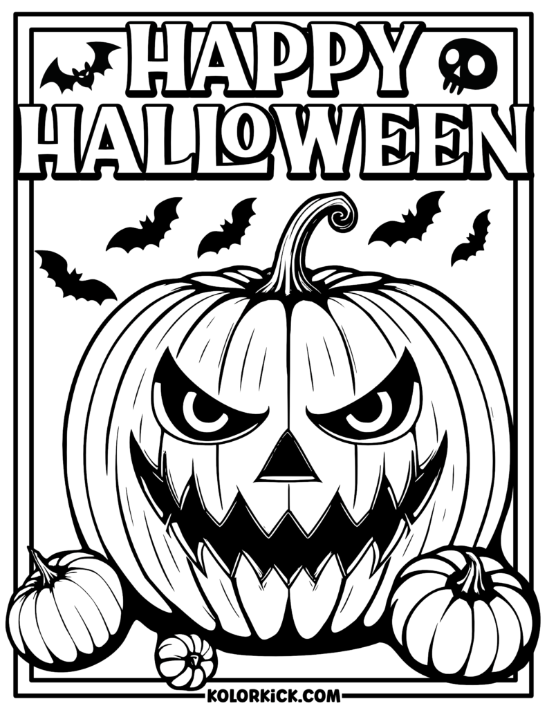 Spooky Halloween Coloring Pages 100 Free Printable PDFs Spooky Halloween Coloring Pages 100 Free Printable PDFs