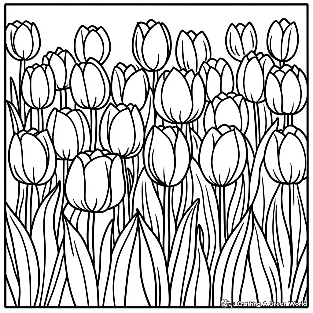 Spring Coloring Pages For Adults Free Printable  Spring Coloring Pages For Adults Free Printable