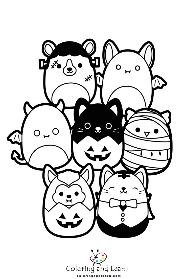 Squishmallows Coloring Pages FREE 2025 Coloring And Learn