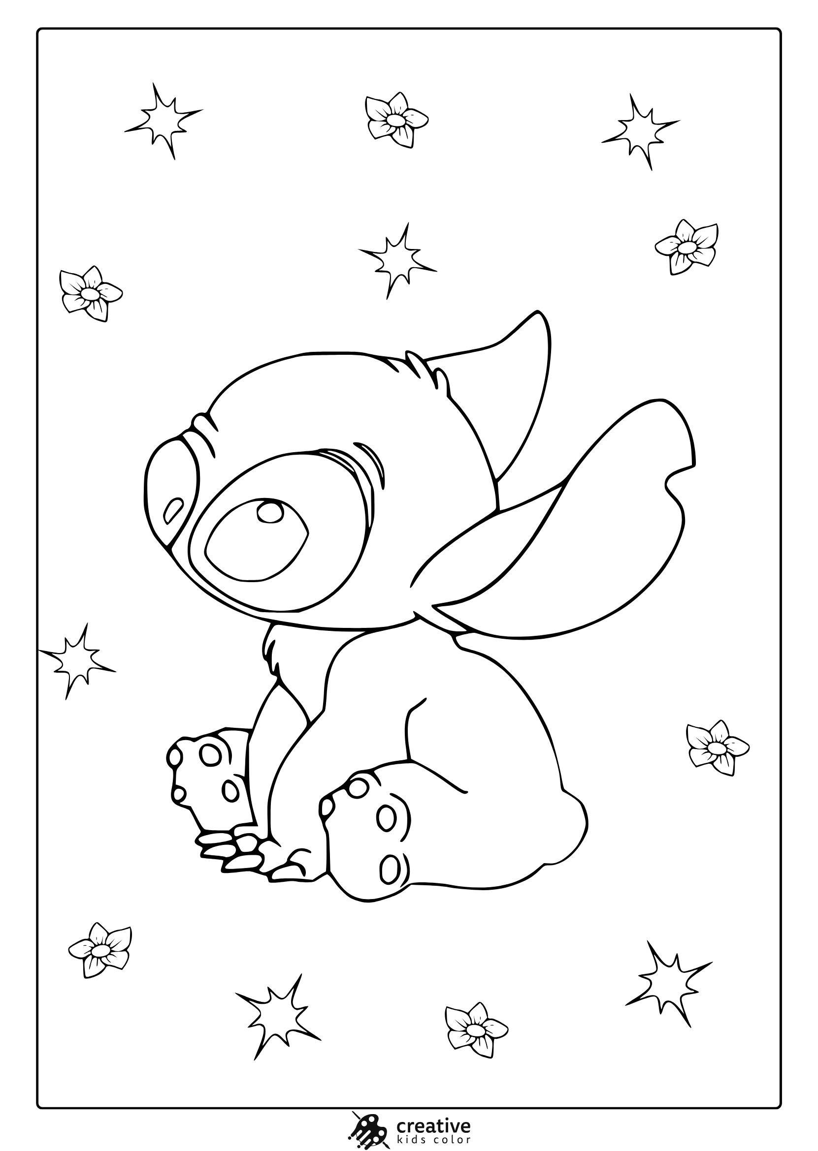 Stitch Coloring Pages 35 Free Printable PDF  Stitch Coloring Pages 35 Free Printable PDF