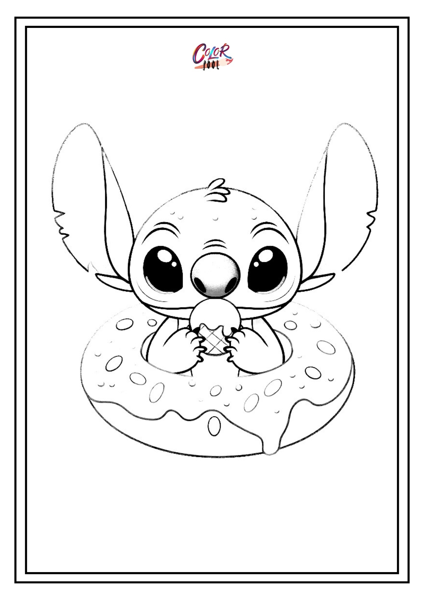 kawaii stitch coloring pages kawaii stitch coloring pages