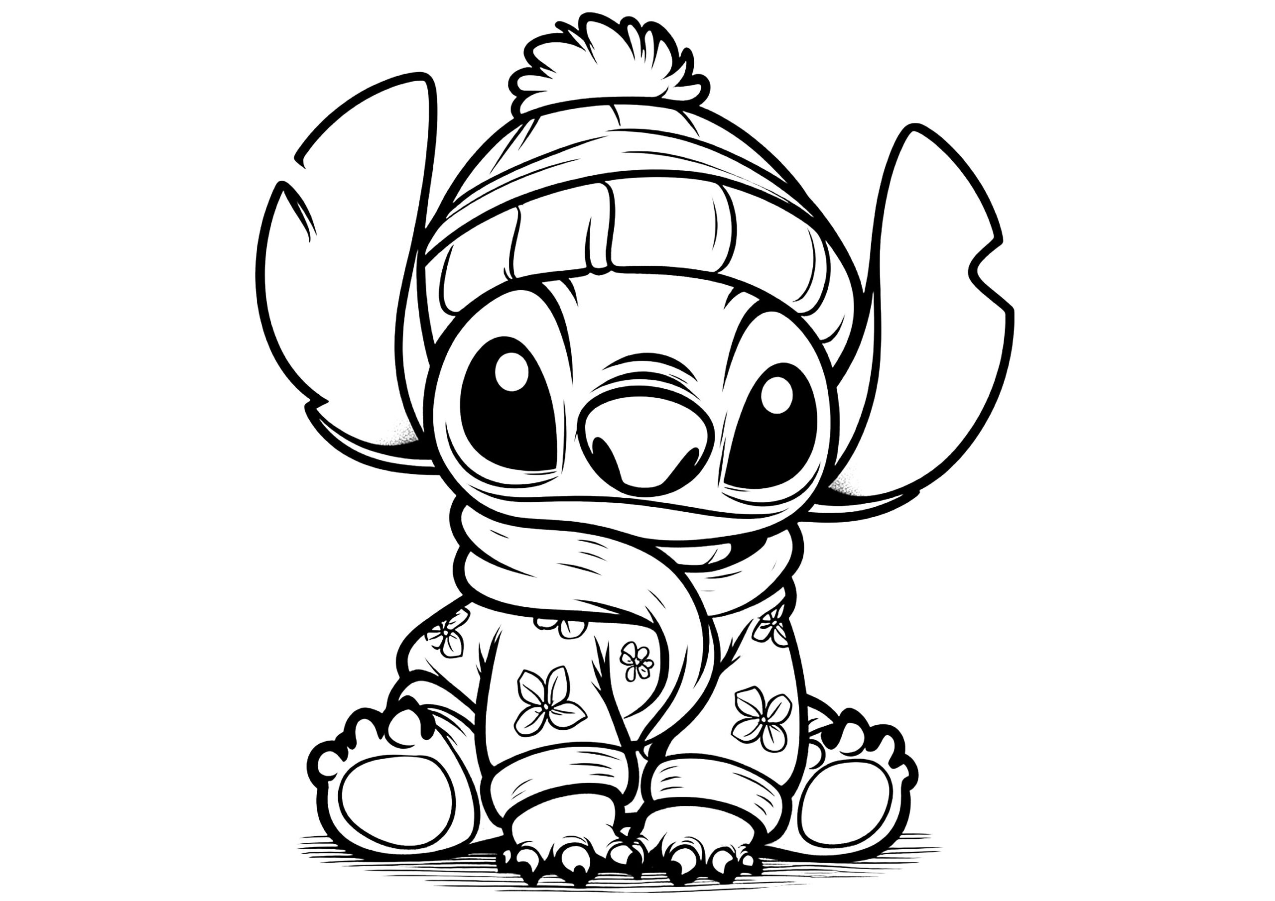 stitch free coloring pages