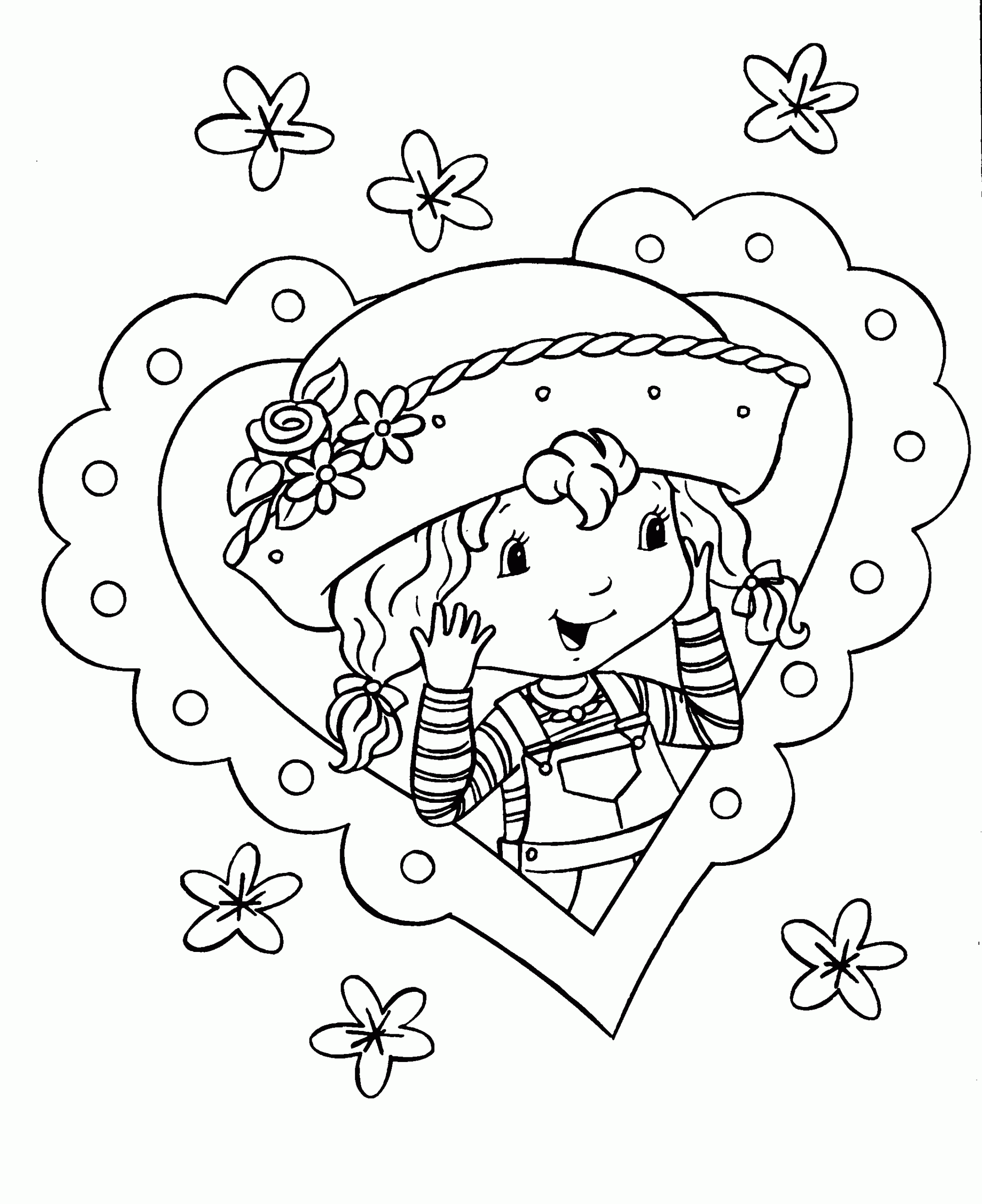 Strawberry Shortcake Coloring Page To Print Strawberry Shortcake Coloring Pages Strawberry Shortcake Coloring Page To Print Strawberry Shortcake Coloring Pages