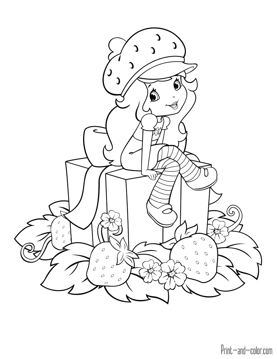 Strawberry Shortcake Coloring Pages Print And Color Strawberry Shortcake Coloring Pages Print And Color