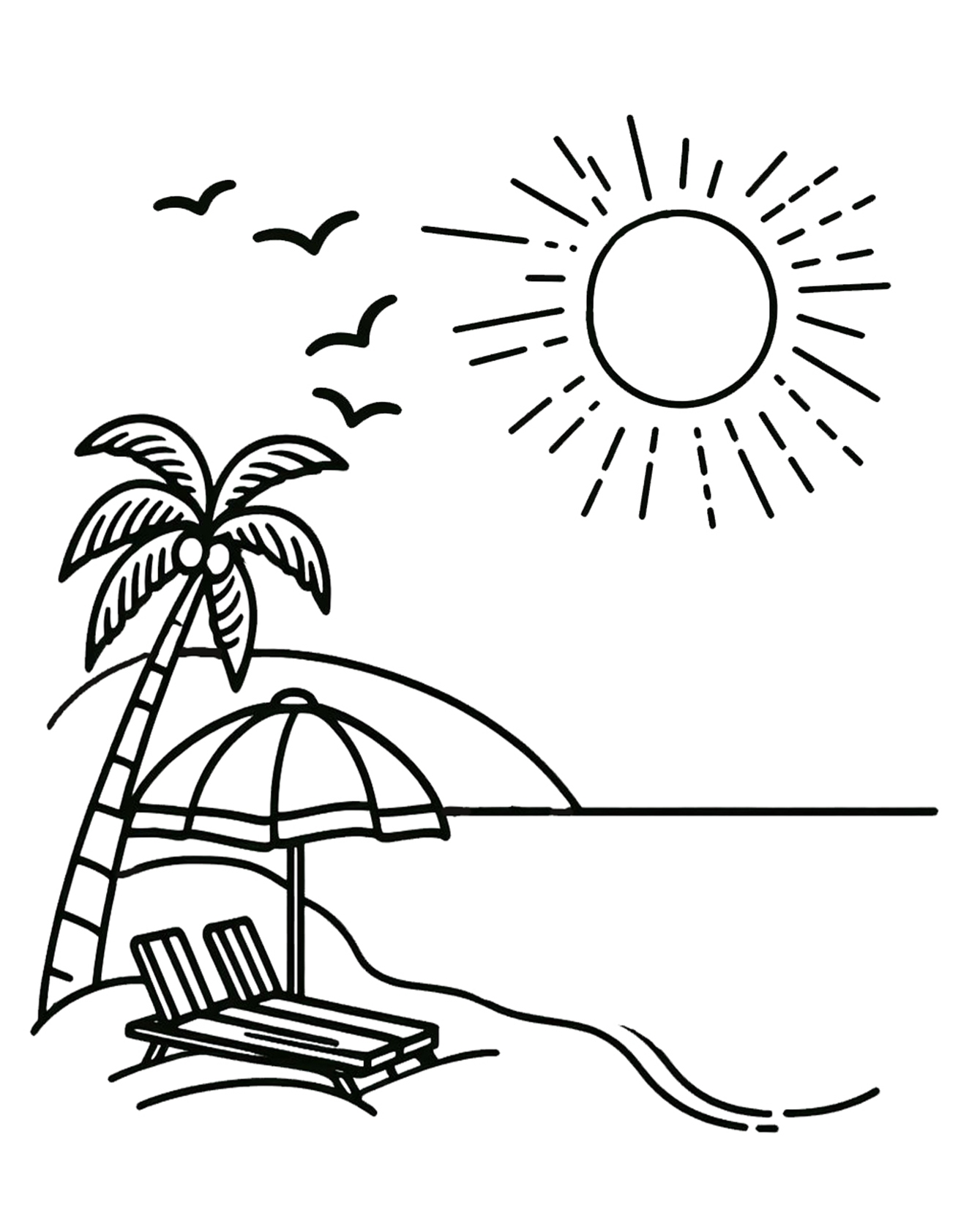 Summer Coloring Pages To Print Summer Coloring Pages To Print