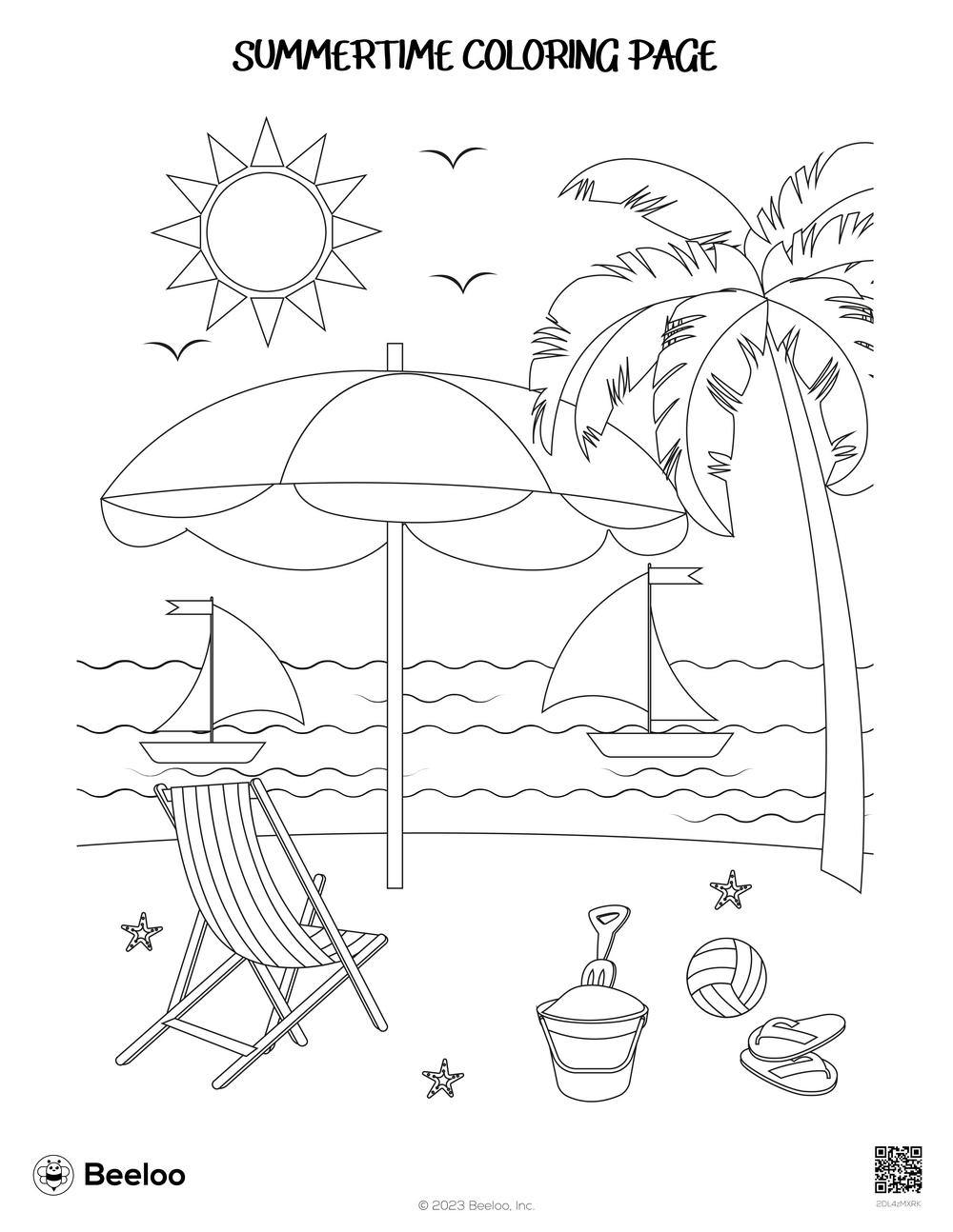 Summer themed Coloring Pages Beeloo Printable Crafts And Activities For Kids Summer themed Coloring Pages Beeloo Printable Crafts And Activities For Kids