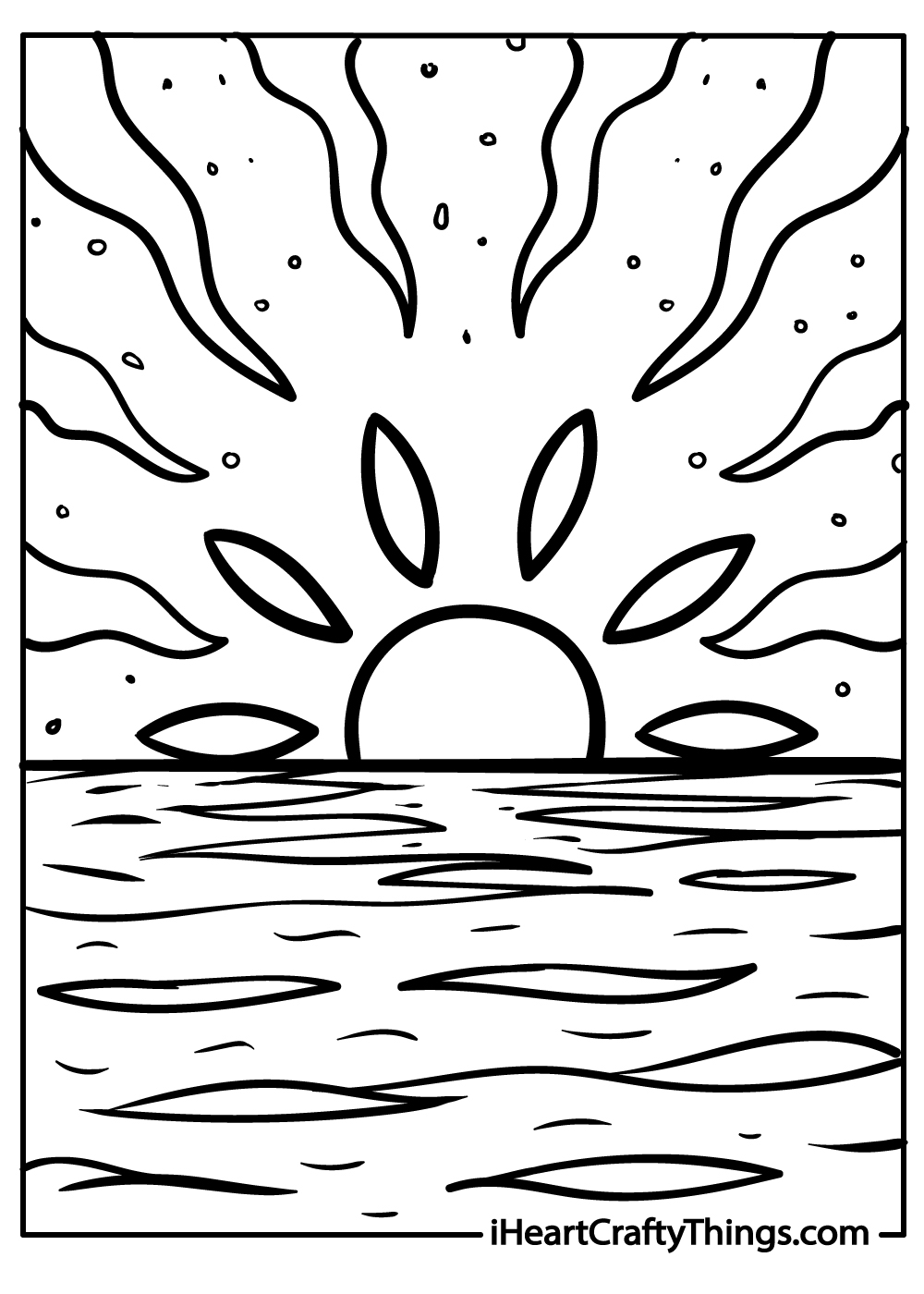 Sunset Coloring Pages 25 Free Printables