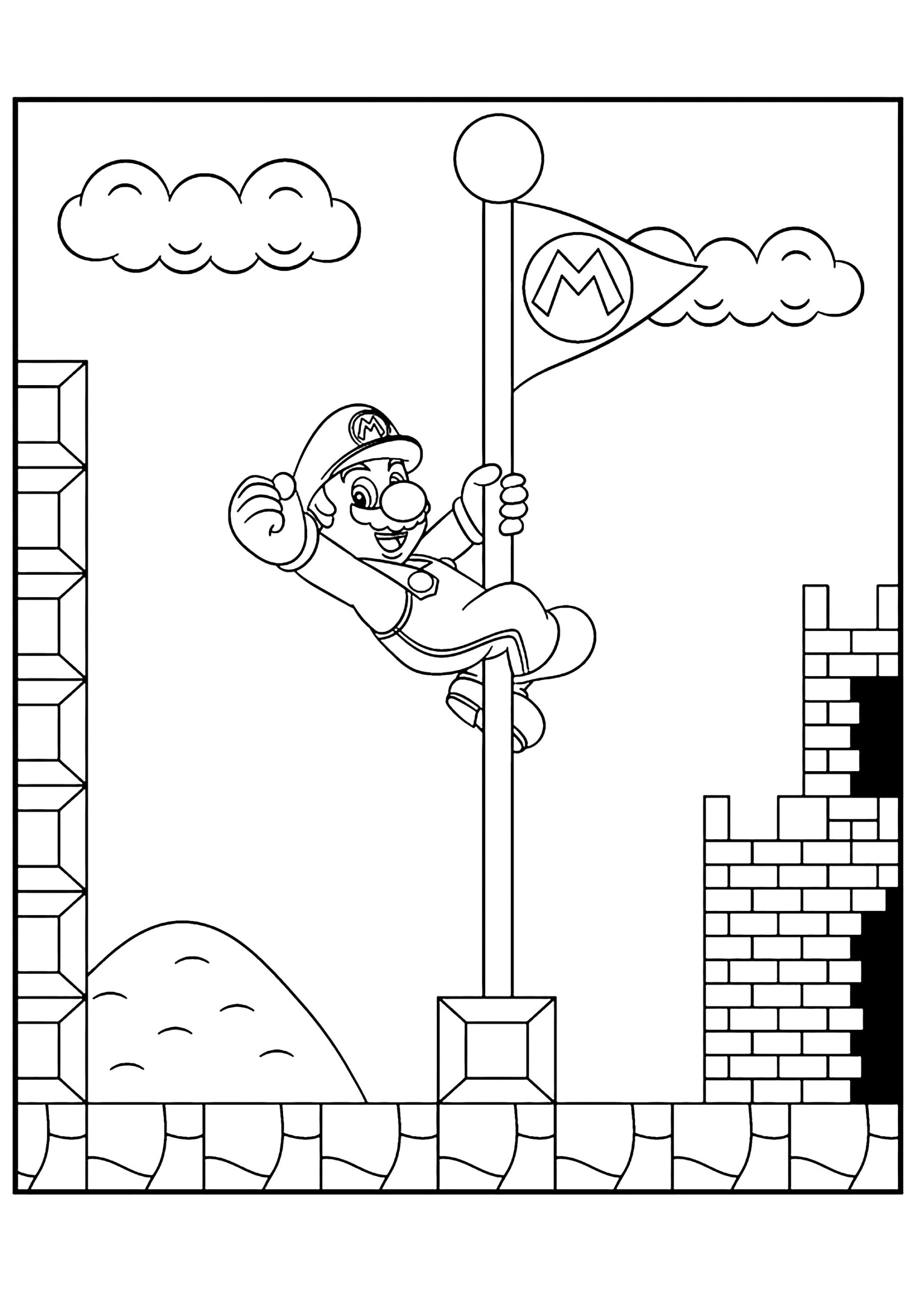 Super Mario Bros Free To Color For Children Super Mario Bros Coloring Pages Super Mario Bros Free To Color For Children Super Mario Bros Coloring Pages