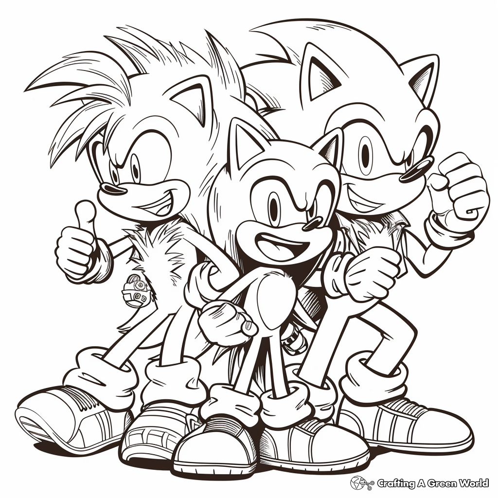 Super Sonic 2 Coloring Pages Free Printable  Super Sonic 2 Coloring Pages Free Printable
