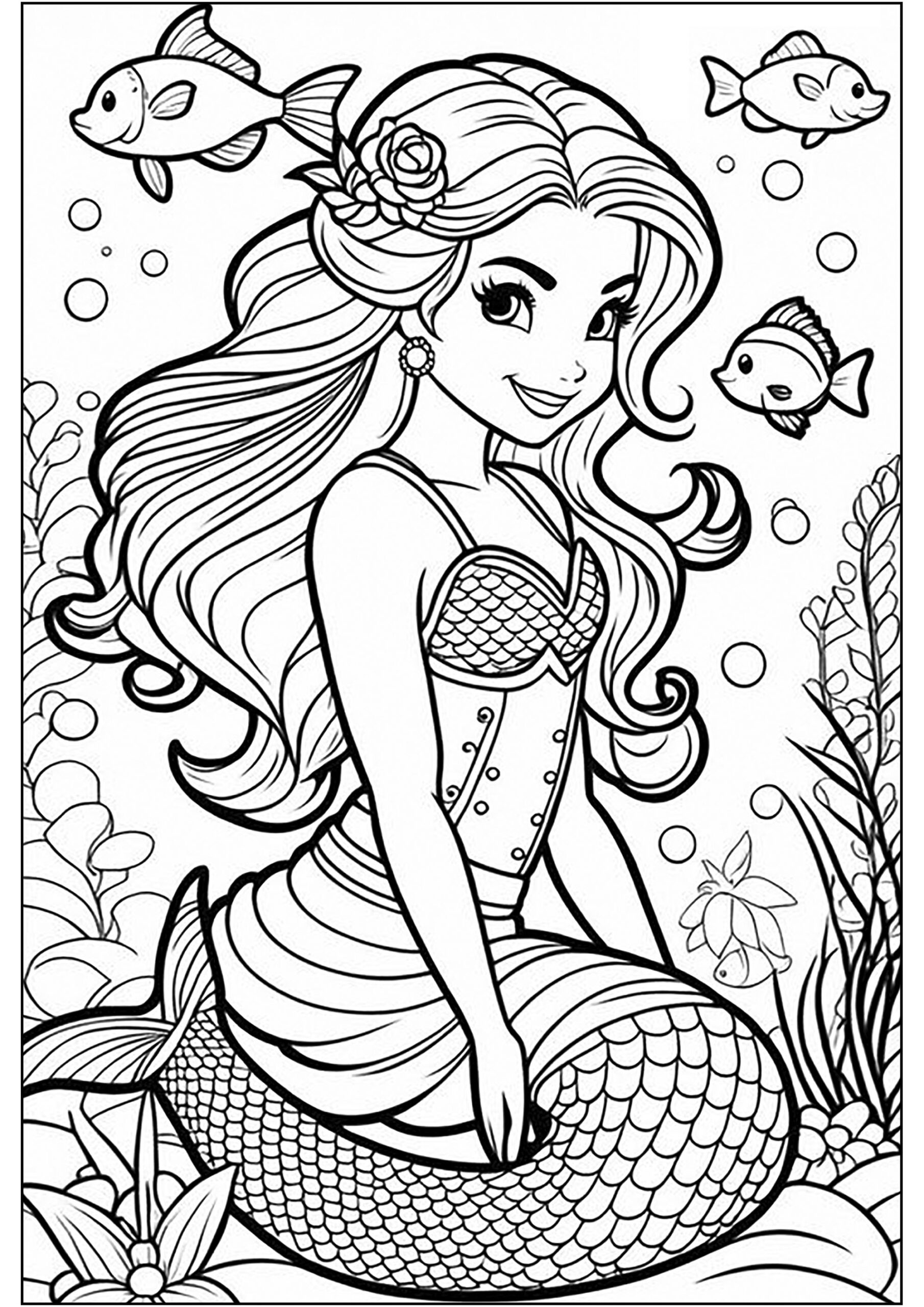 anime mermaid coloring pages anime mermaid coloring pages