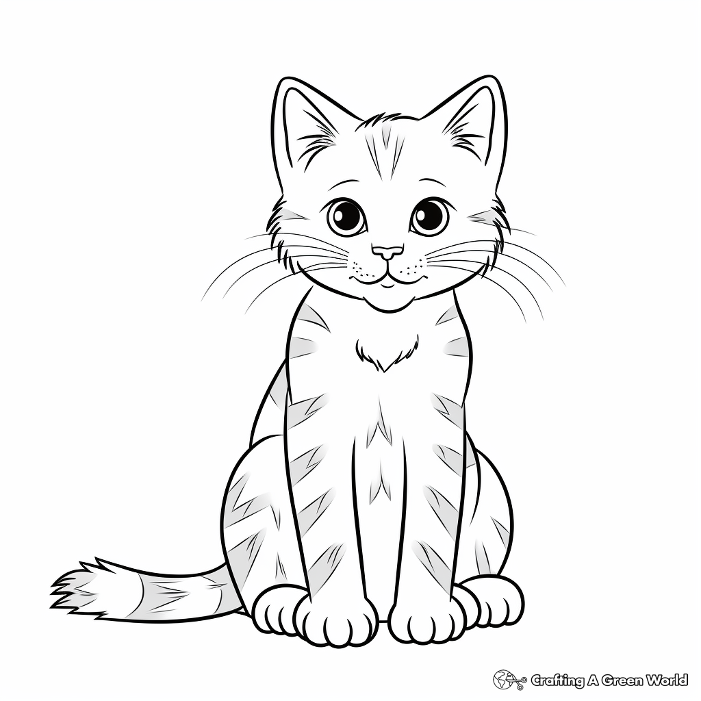 Tabby Cat Coloring Pages Free Printable Tabby Cat Coloring Pages Free Printable