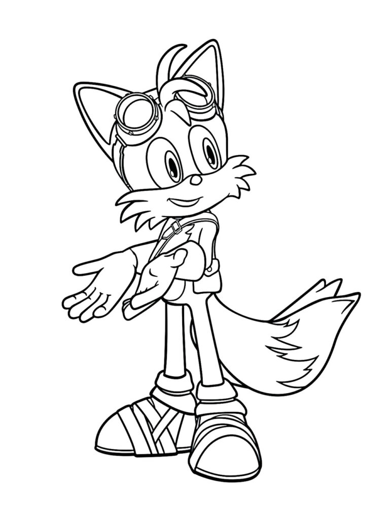 sonic tails coloring pages sonic tails coloring pages