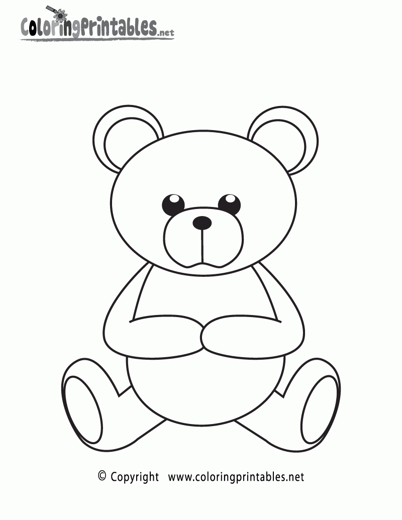 Teddy Bear Coloring Page A Free Girls Coloring Printable Teddy Bear Coloring Page A Free Girls Coloring Printable
