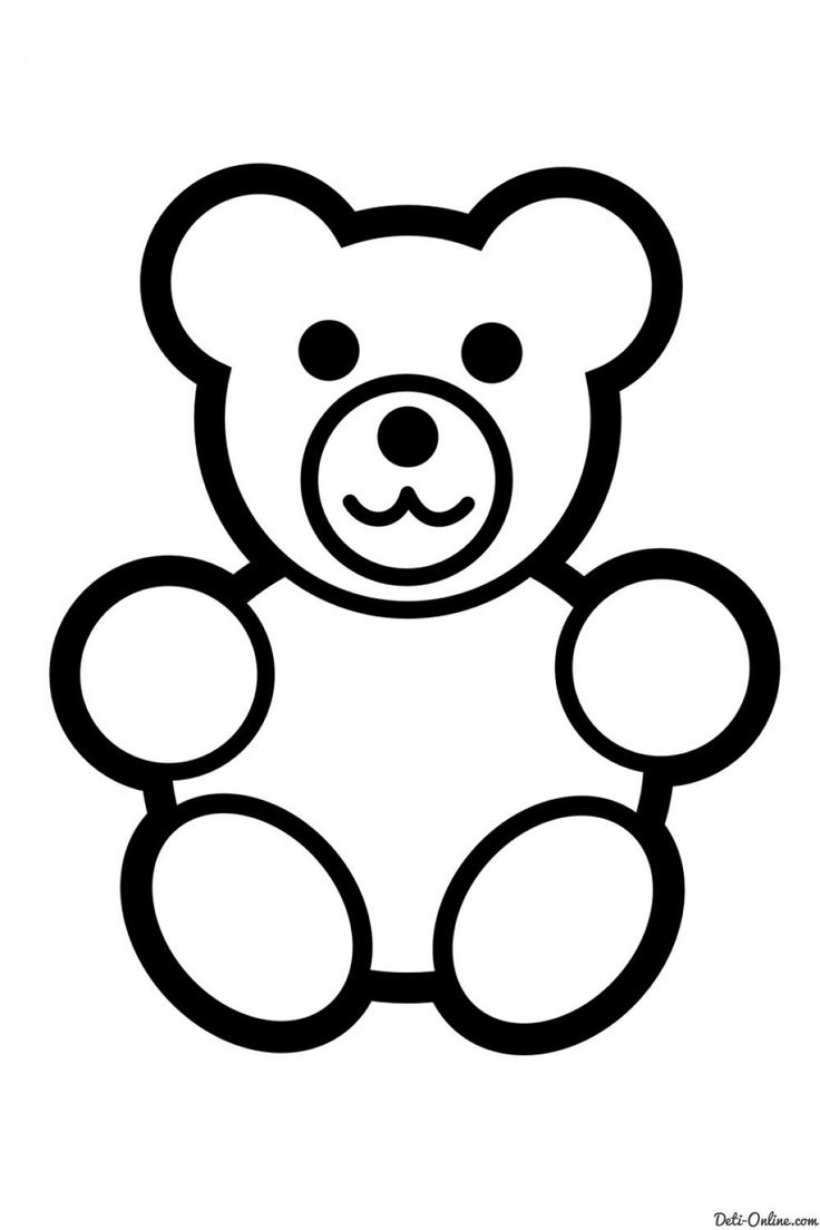 Teddy Bear Coloring Page Teddy Bear Coloring Page