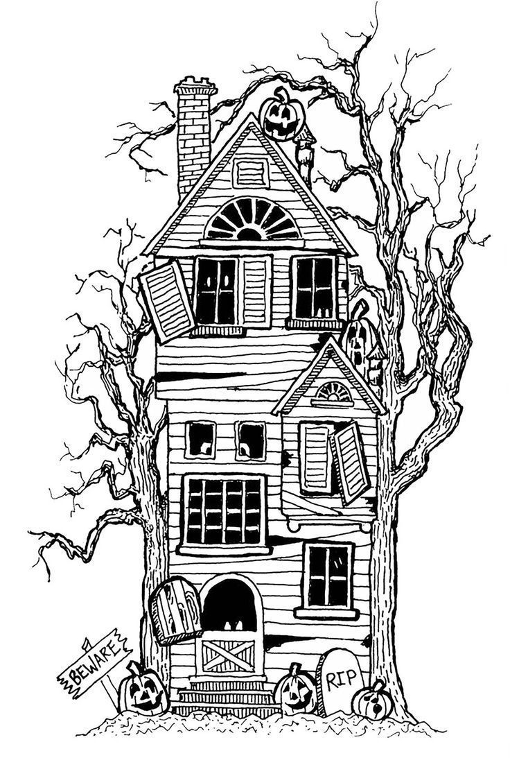 halloween coloring pages haunted house halloween coloring pages haunted house