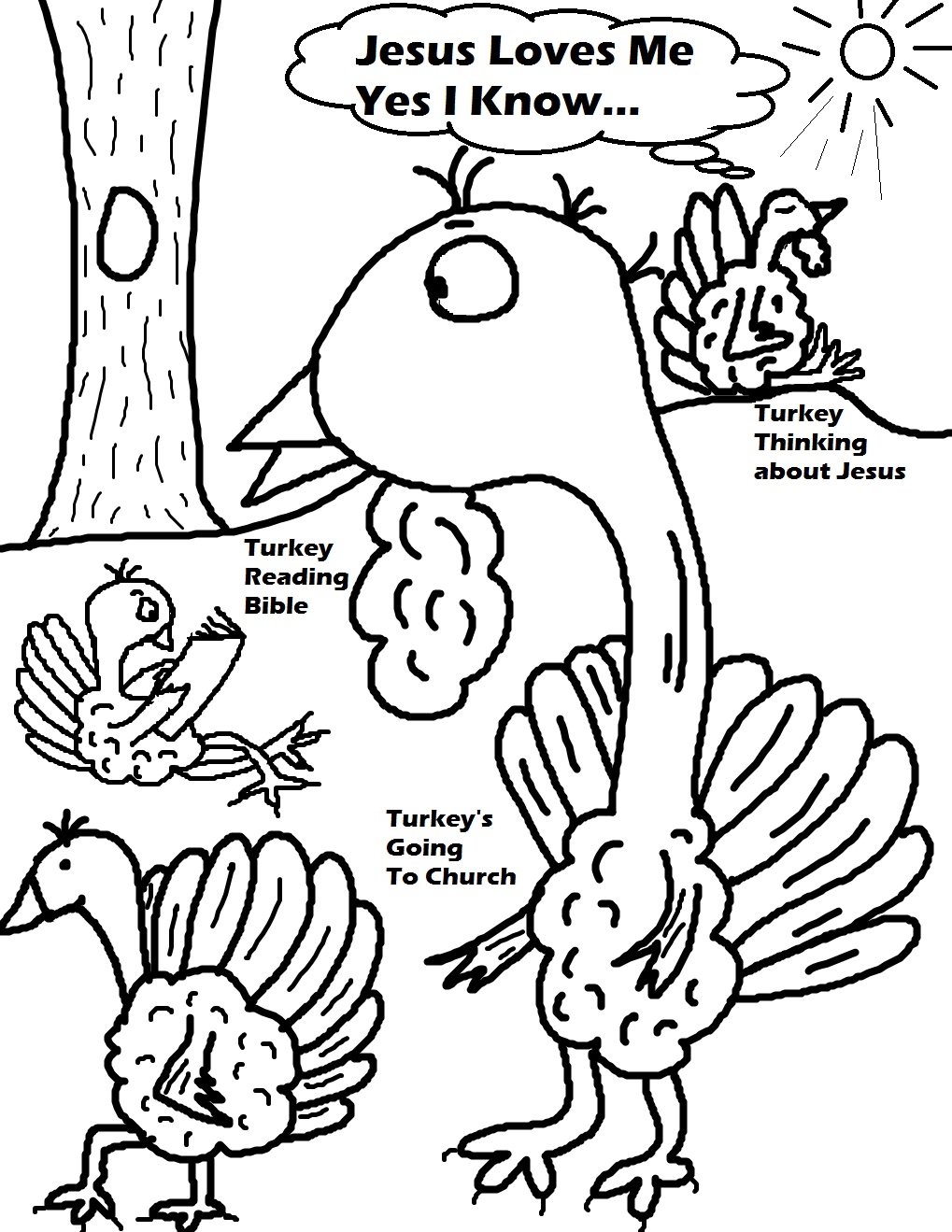Thanksgiving Coloring Pages