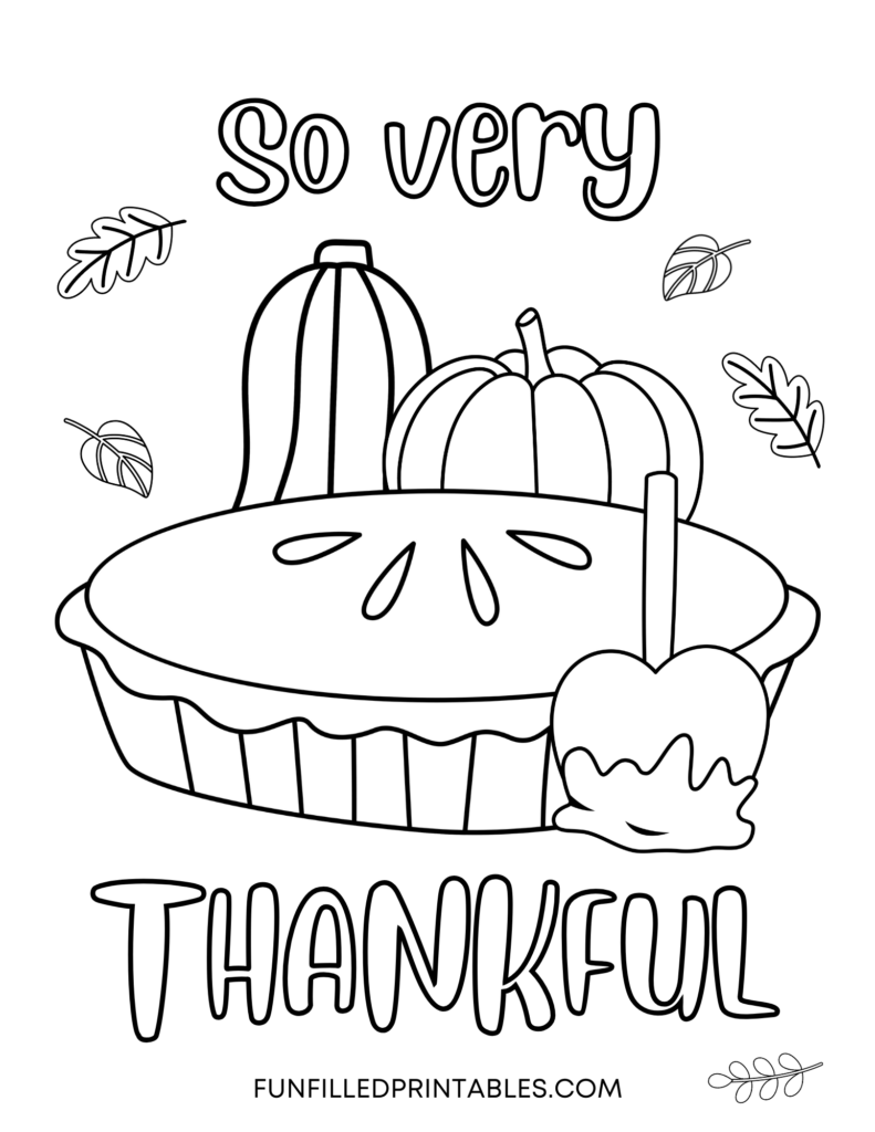 thanksgiving coloring pages for toddlers