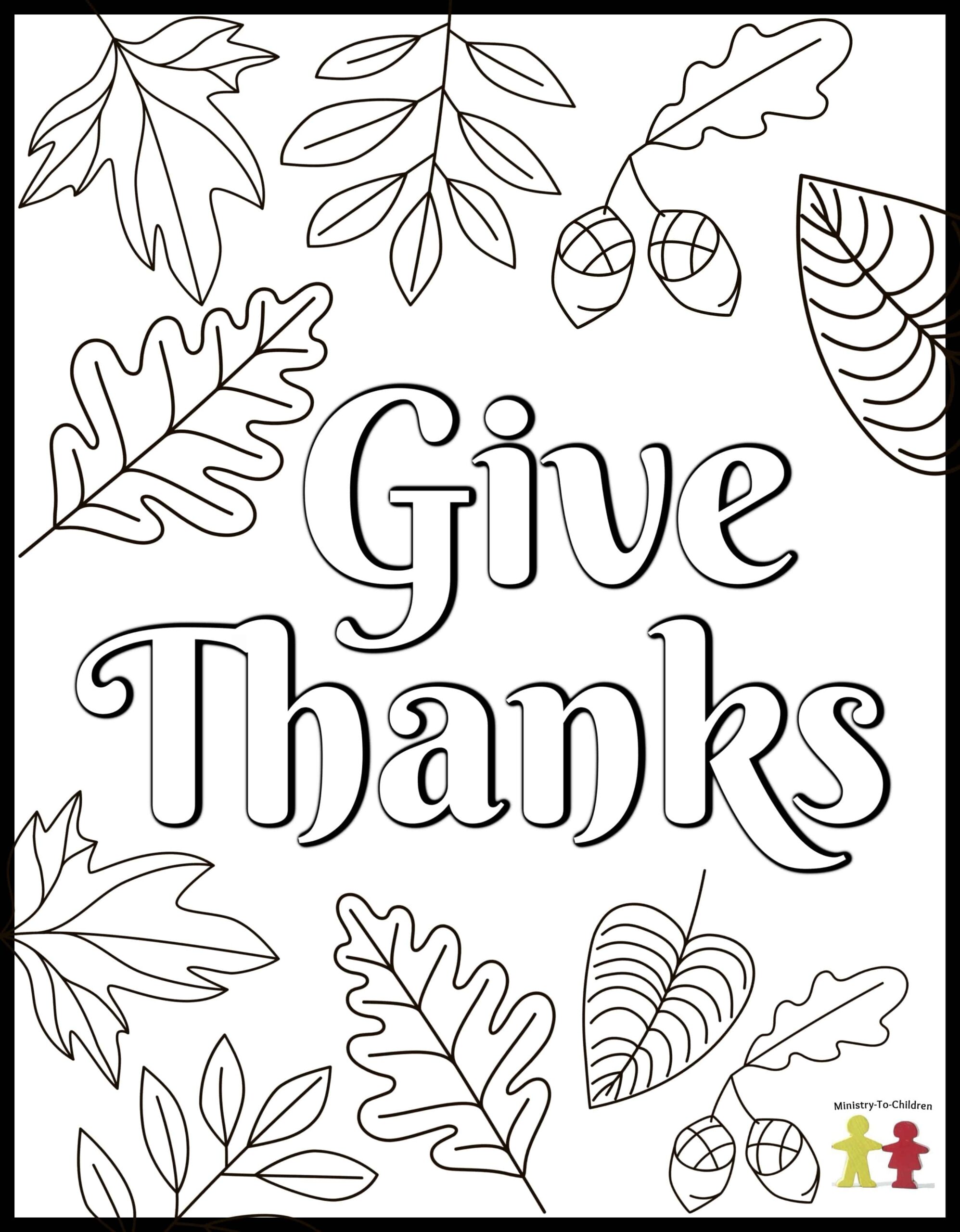Thanksgiving Coloring Pages Free Printable For Kids  Thanksgiving Coloring Pages Free Printable For Kids