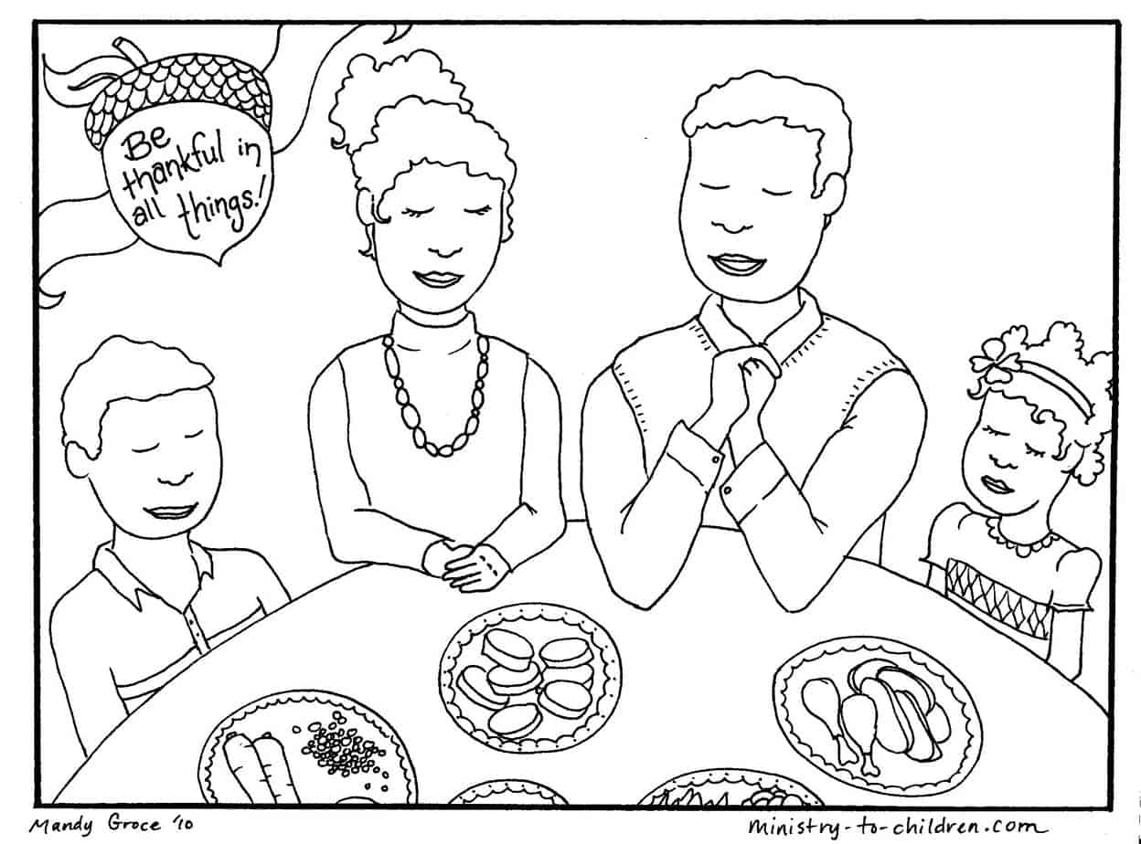 Thanksgiving Coloring Pages Free Printable For Kids  Thanksgiving Coloring Pages Free Printable For Kids