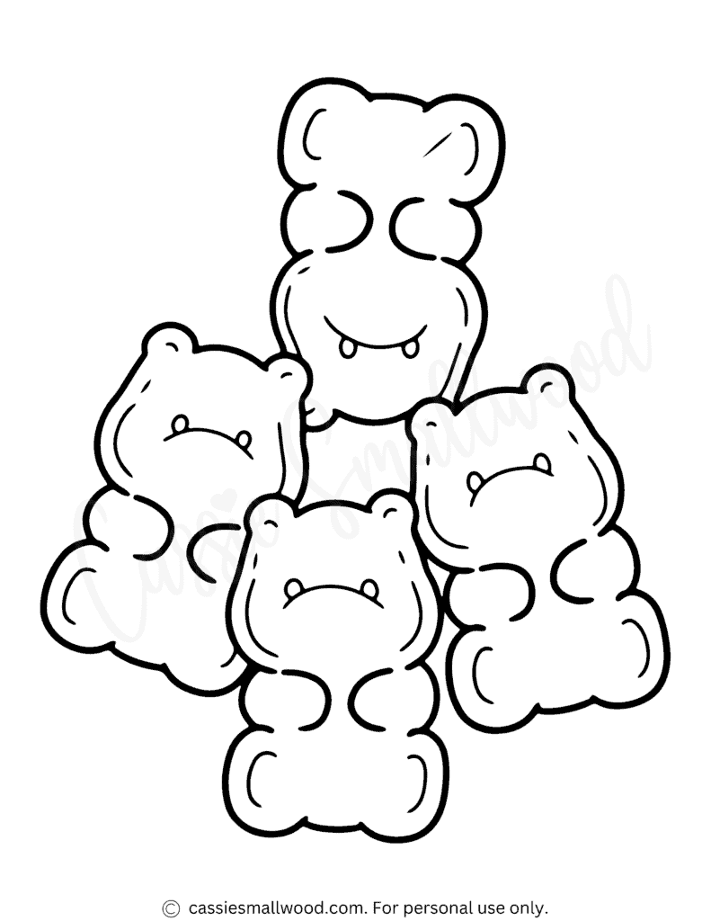 THE CUTEST Candy Coloring Pages Cassie Smallwood THE CUTEST Candy Coloring Pages Cassie Smallwood