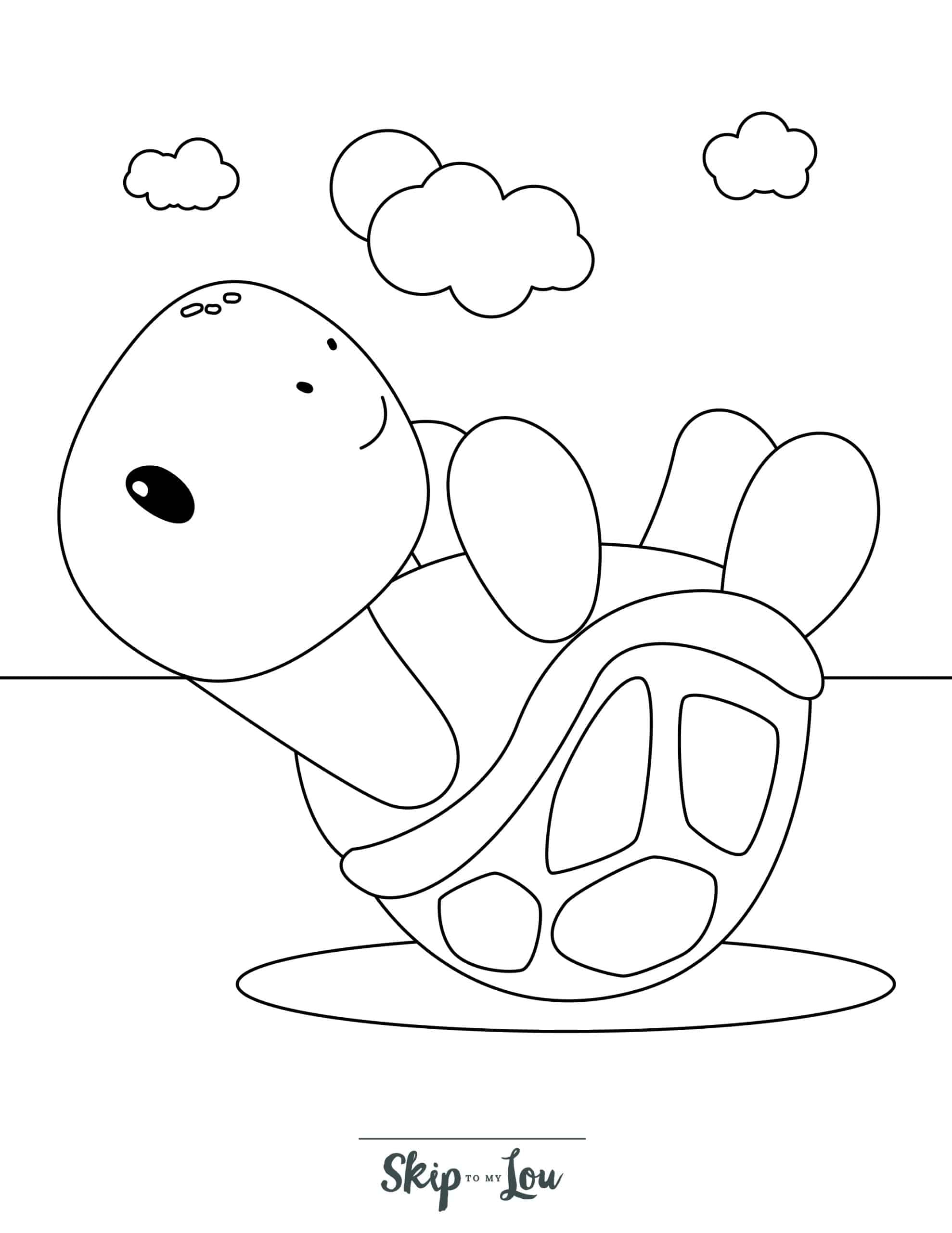 coloring page of turtle coloring page of turtle