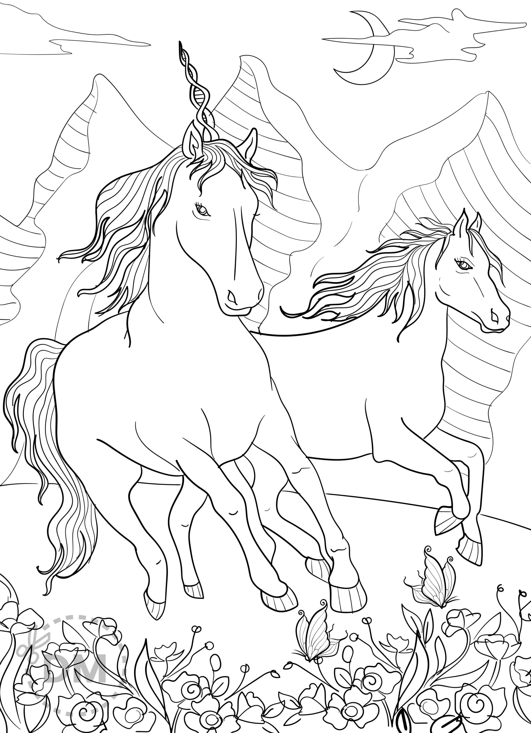 free coloring pages of horses free coloring pages of horses