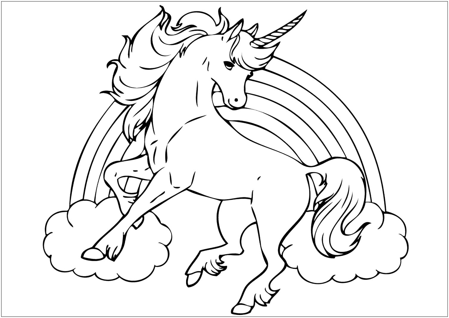 Unicorn Coloring Page To Print Unicorn Coloring Pages Unicorn Coloring Page To Print Unicorn Coloring Pages