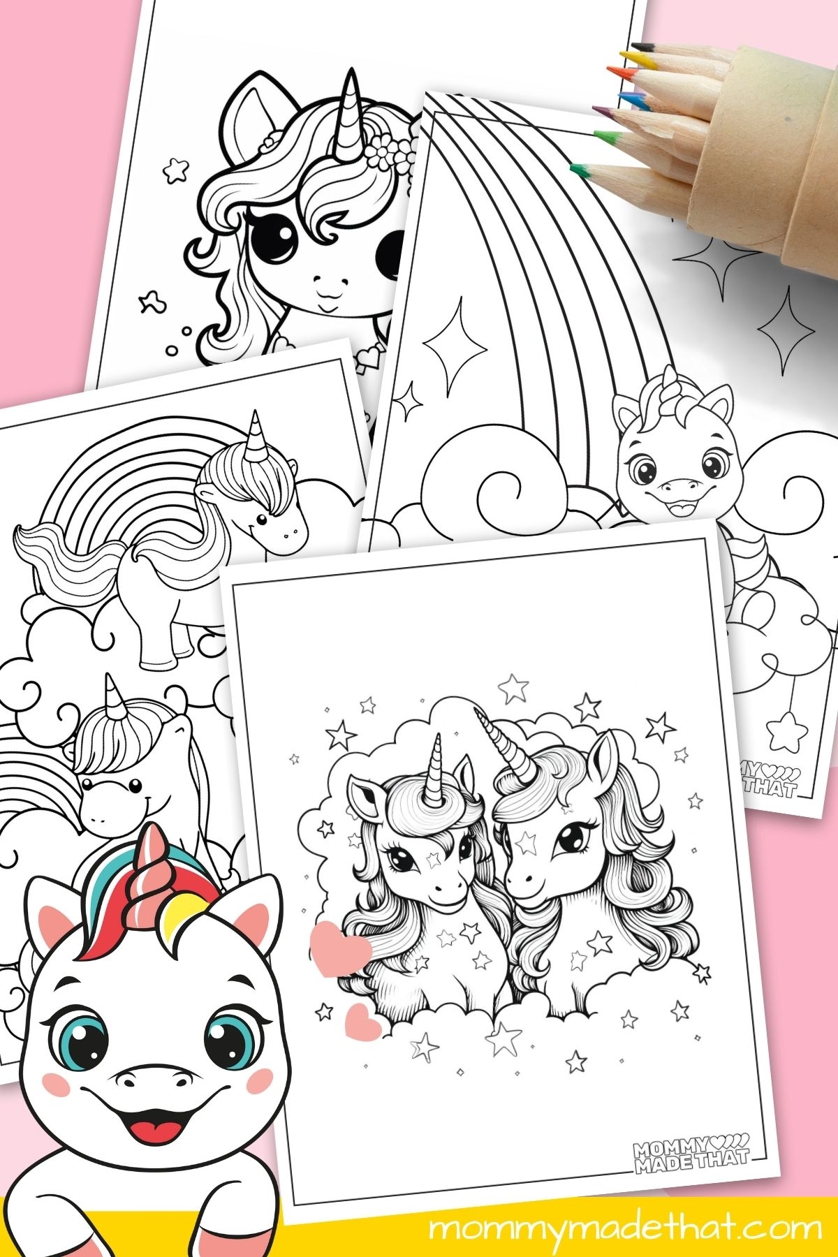 unicorn coloring pages printable free unicorn coloring pages printable free