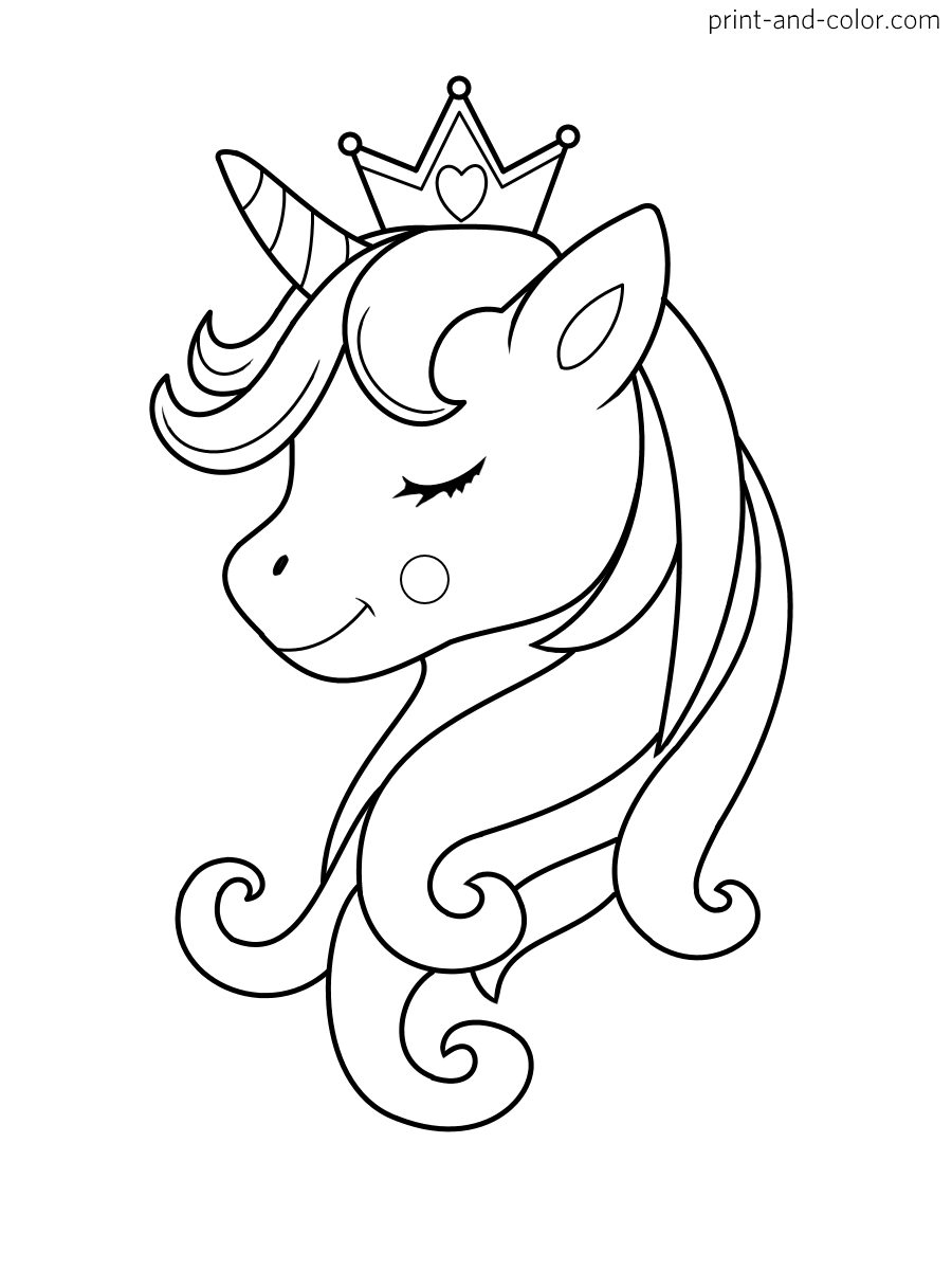 Unicorn Coloring Pages Print And Color Unicorn Coloring Pages Print And Color